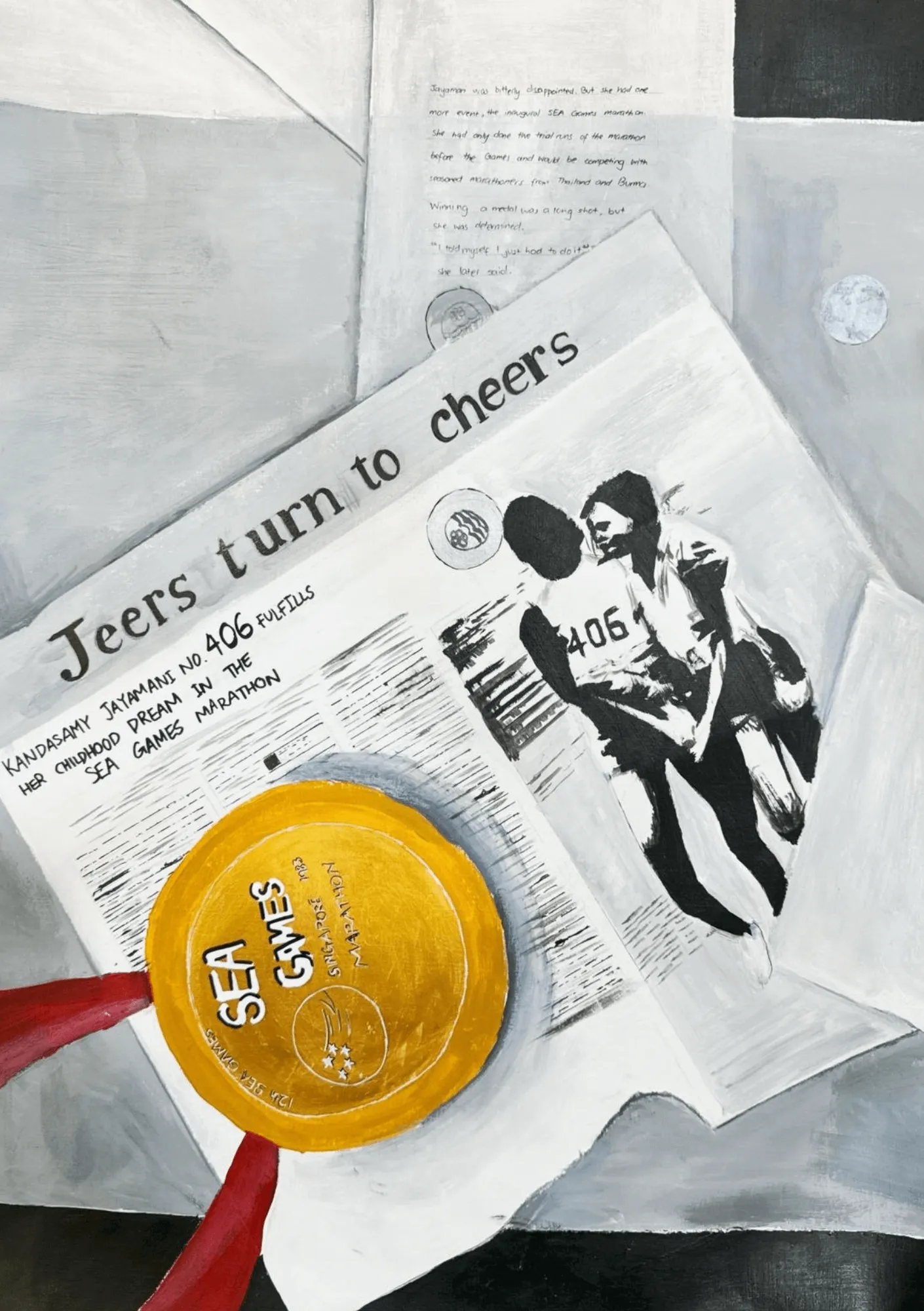 2023 First Place, Primary Category: 'A Glance at Glory' by Aarika Banerjee