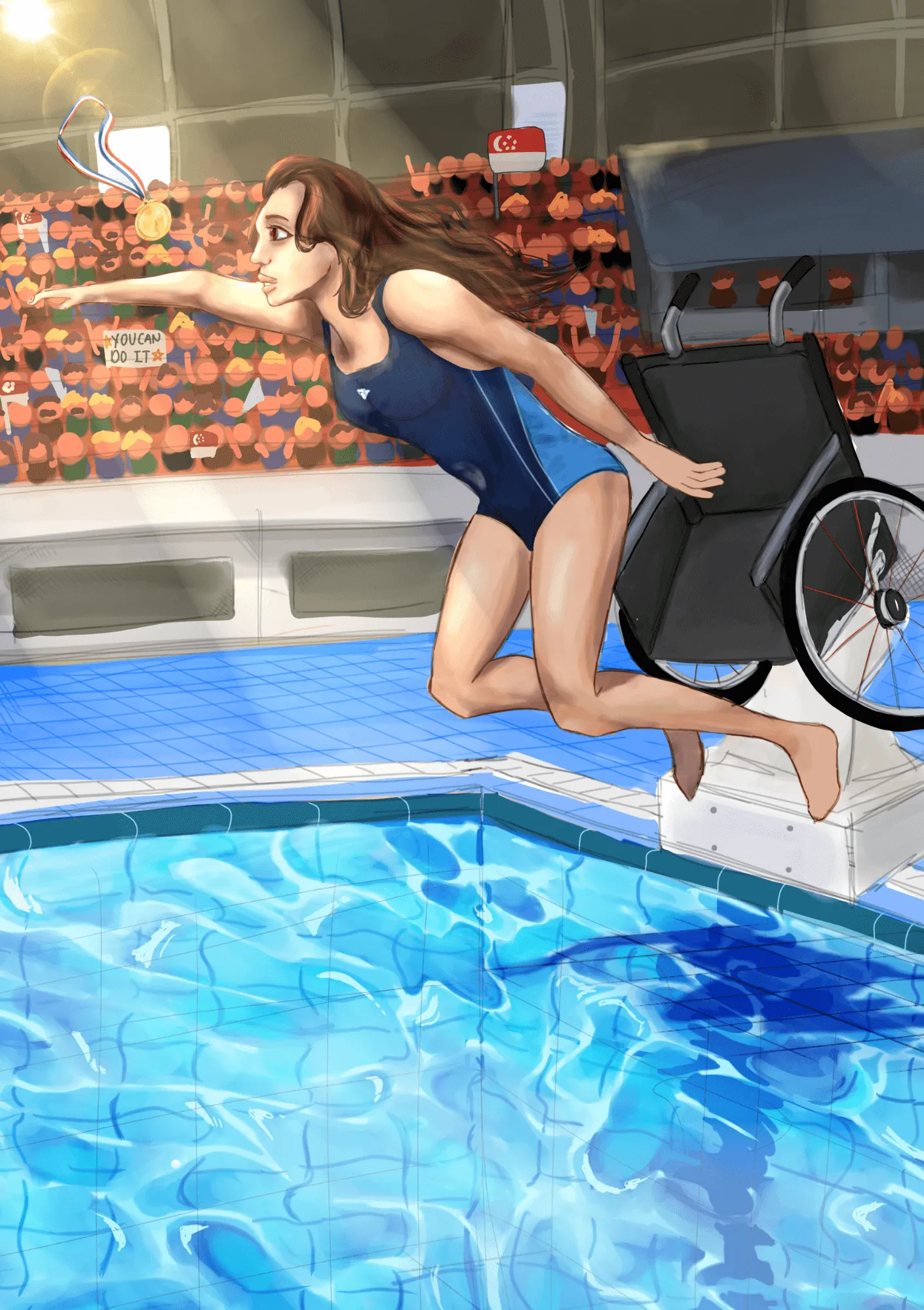 2023 Third Place, Secondary Category: 'Pushing Myself to the Limits' by Jee Si Xuan Jaleesa