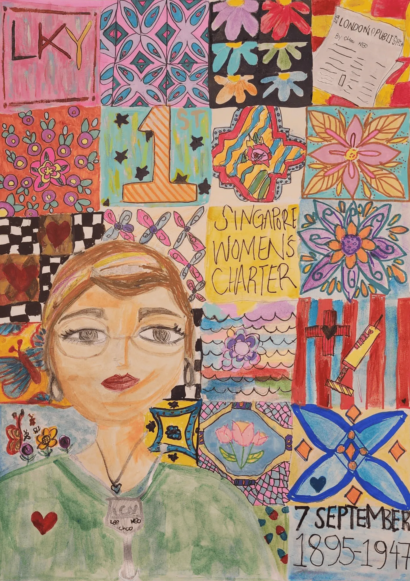 2023 Honourable Mention, Primary Category: 'My Hero' by Sofia Etana Limin​