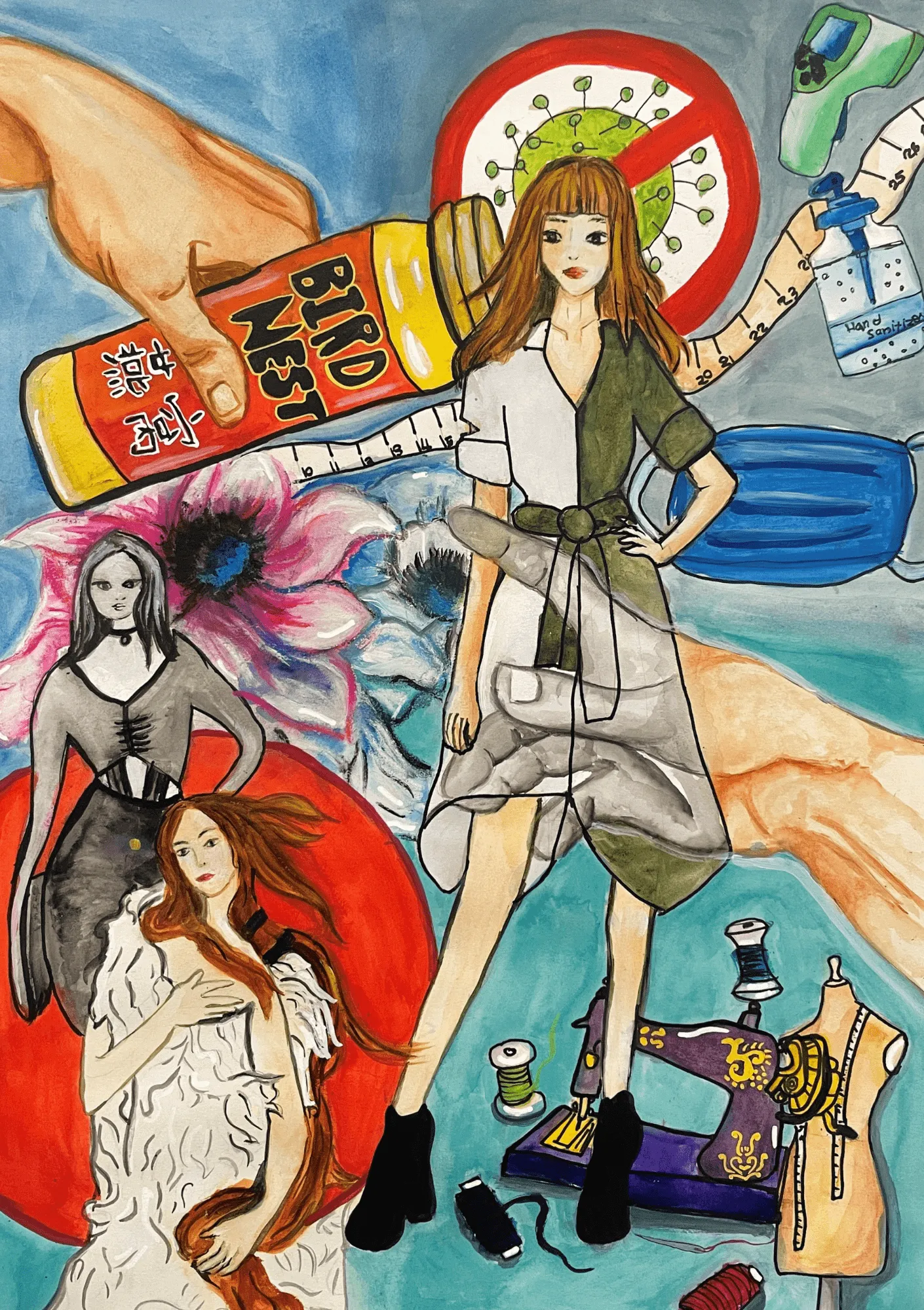 2023 Honourable Mention, Primary Category: 'Female Beauty' by Elizabeth Lee Zhi Xuan