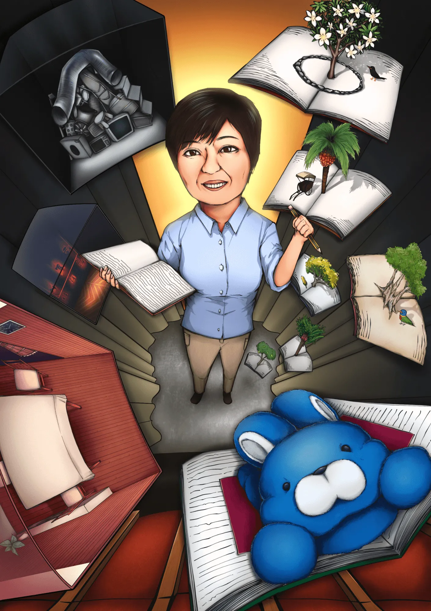 2023 Honourable Mention, Secondary Category: 'The Woman Behind the Mystery and the Stage' by Lim Si Qi Sophie