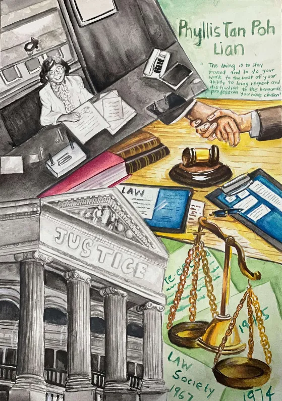 Cat B, Second Place: “The Woman of Justice” by Sun Zimo