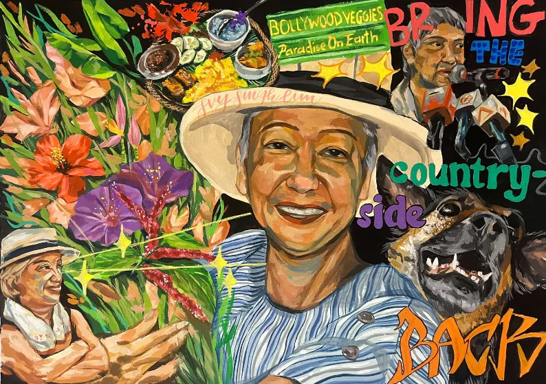 Cat D, Second Place: “The Gentle Warrior” by Joey Chua