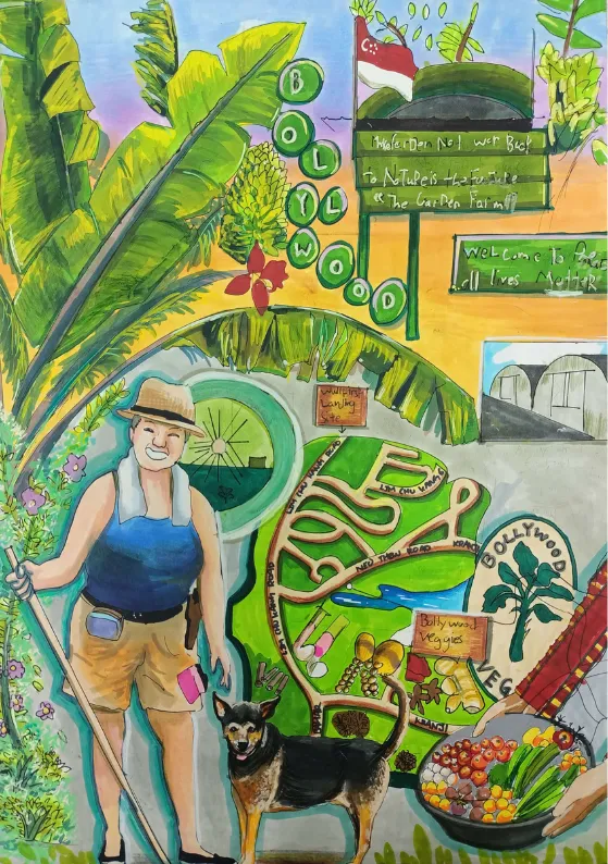 Cat A, Honourable Mention: “The Gentle Warrior of Kranji” by Paul Zagorodnov