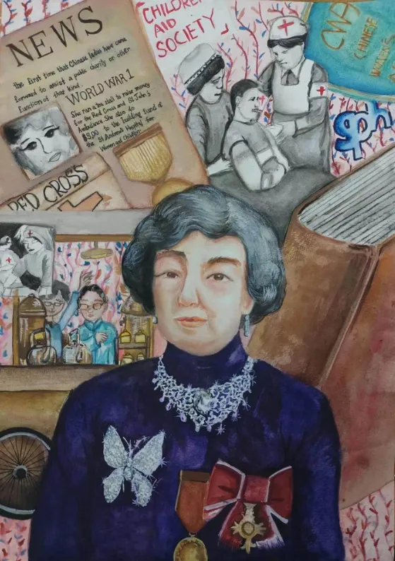 Cat B, Honourable Mention: “The Best Lady in Town” by Liu Jingzhi