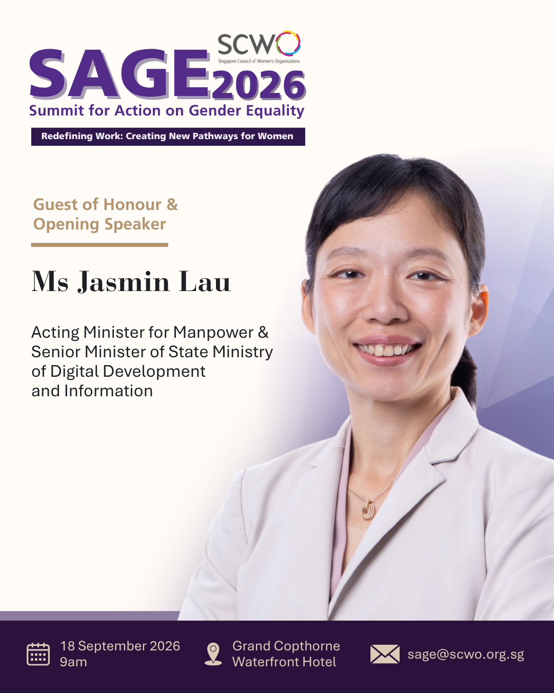 Ms Jasmine Lau