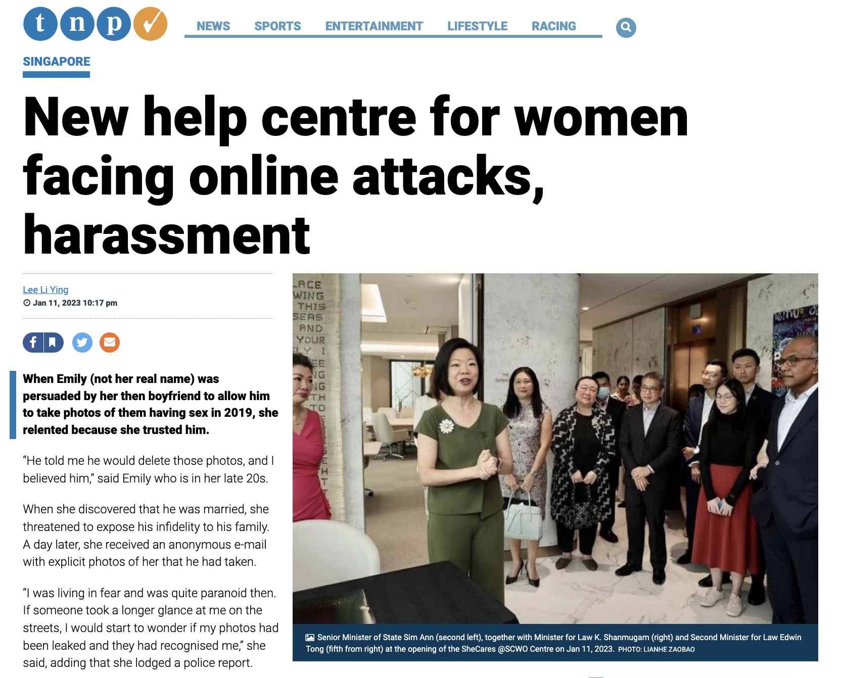 New help centre for women facing online attacks, harassment