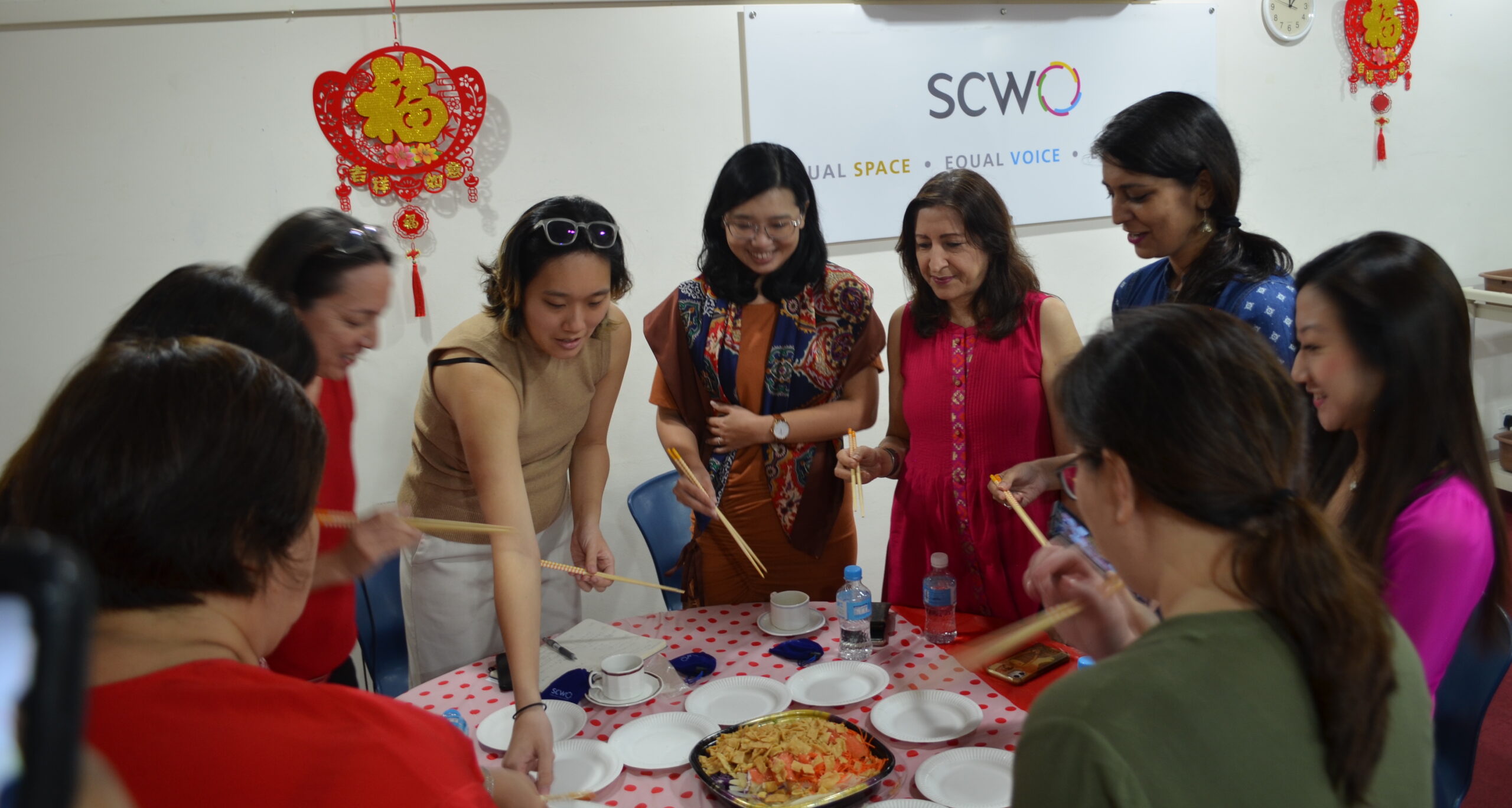 SCWO celebrates Lunar New Year 2023  with Lo Hei and Presidents’ Forum