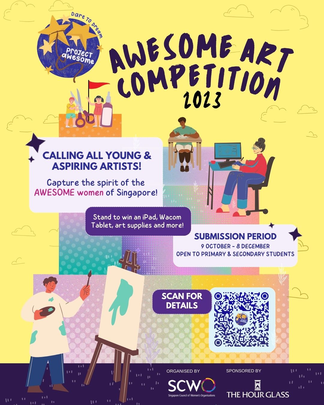 AWESOME Art Competition 2023: SCWO’s first art competition is now open for submissions!